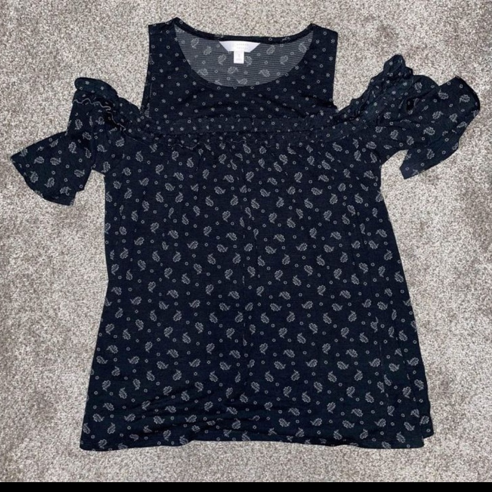 Lauren Conrad size small cold shoulder top
